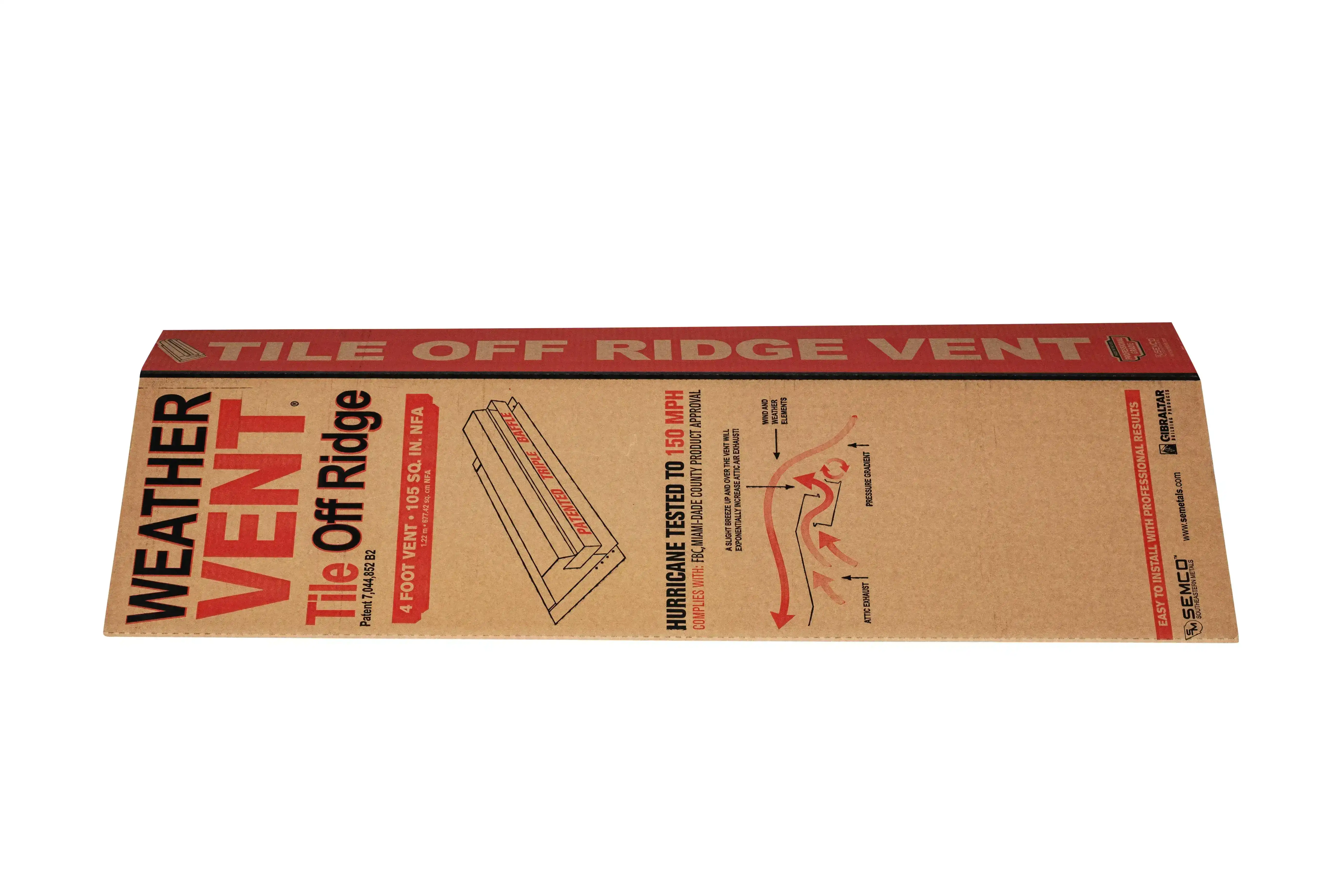 4 ft. Off Ridge Vent -Tile 2