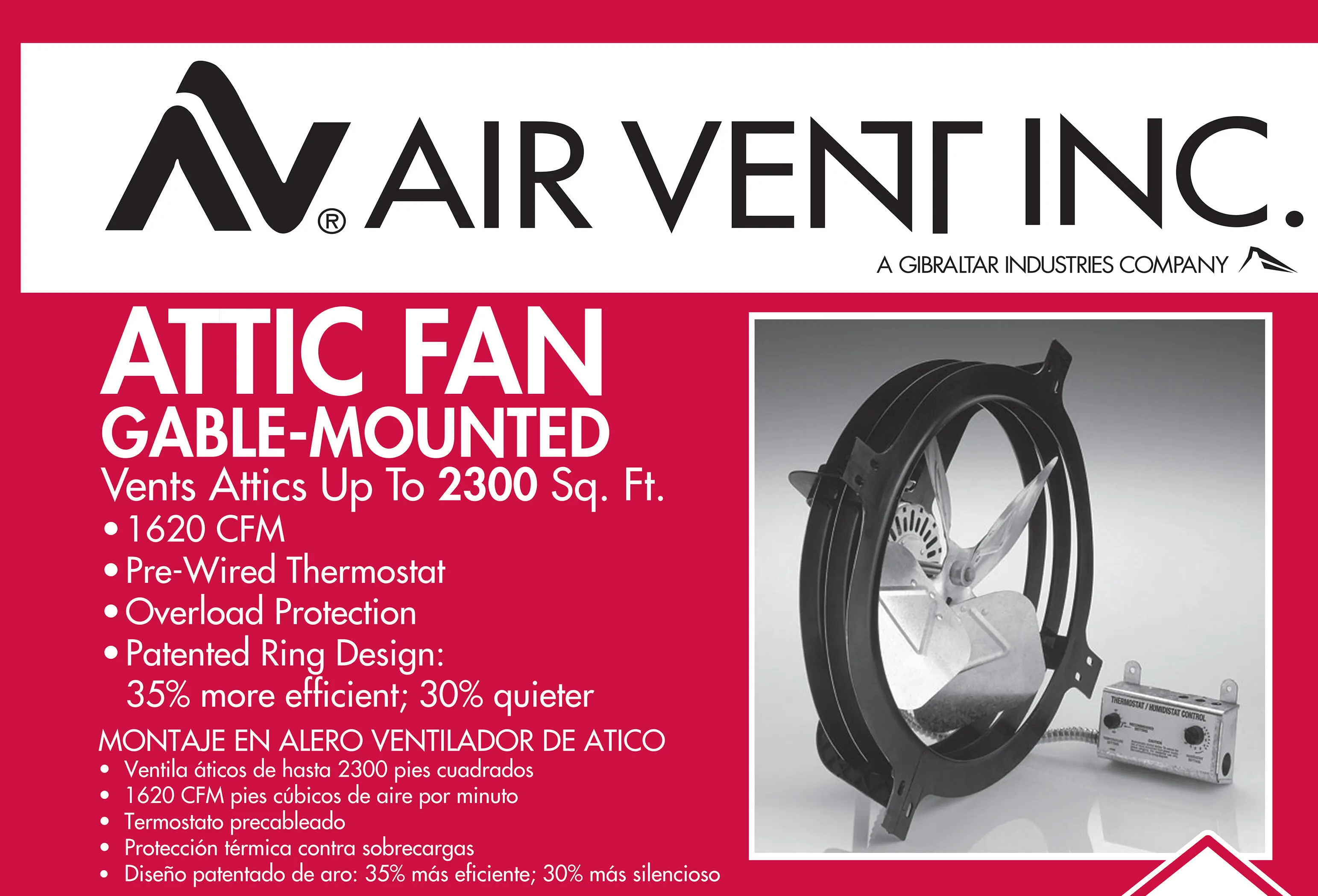 Gable - Mount Power Attic Ventilators 11