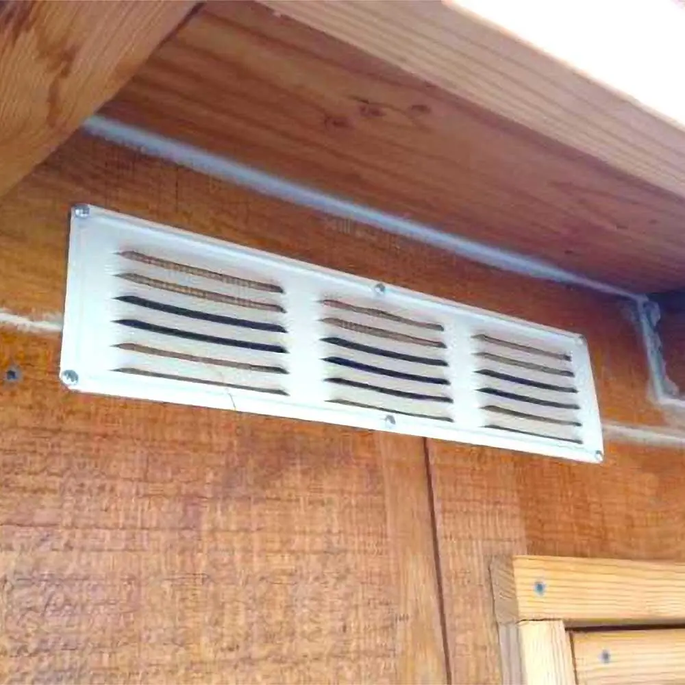 16 in. x 4 in. Louvered Under Eave Vent 2