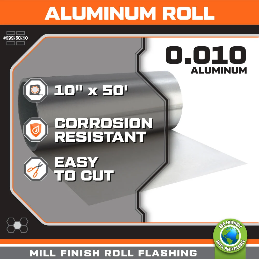 Roll Flashing 10 ft. - 0.010 4