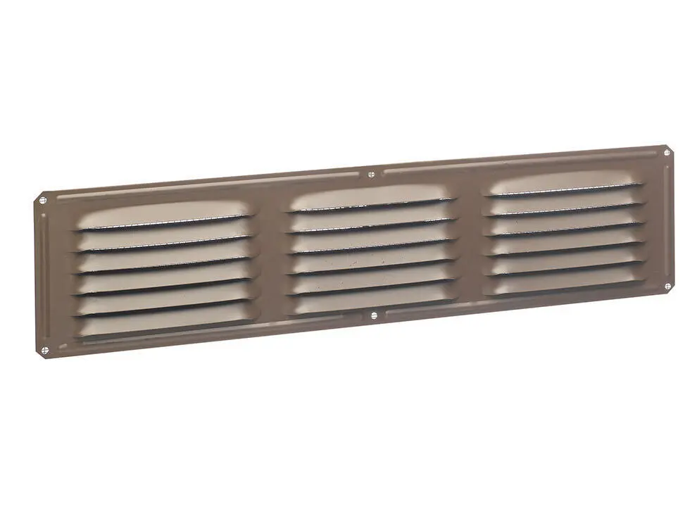 16 in. x 4 in. Louvered Under Eave Vent 6